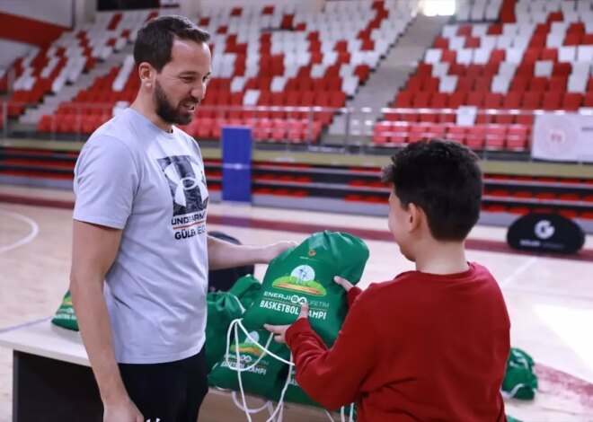 Enerjisa Üretim ve Güler Legacy’den depremzede çocuklara basketbol kampı